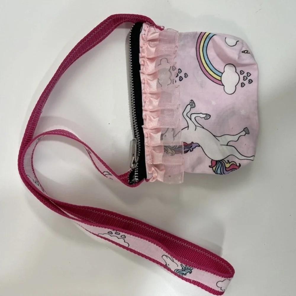 Set of‎ 2 Handmade Little Girls Tote Crossbody Bags Purses TWIN SPECIAL